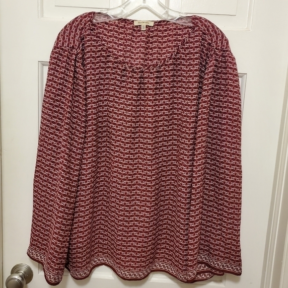 Max Studio Boxy Oversized Colorful Tunic with Flared Sleeves Size Large - Picture 7 of 8